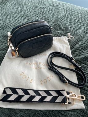 Pom Pom London Mini Quilted Original Crossbody